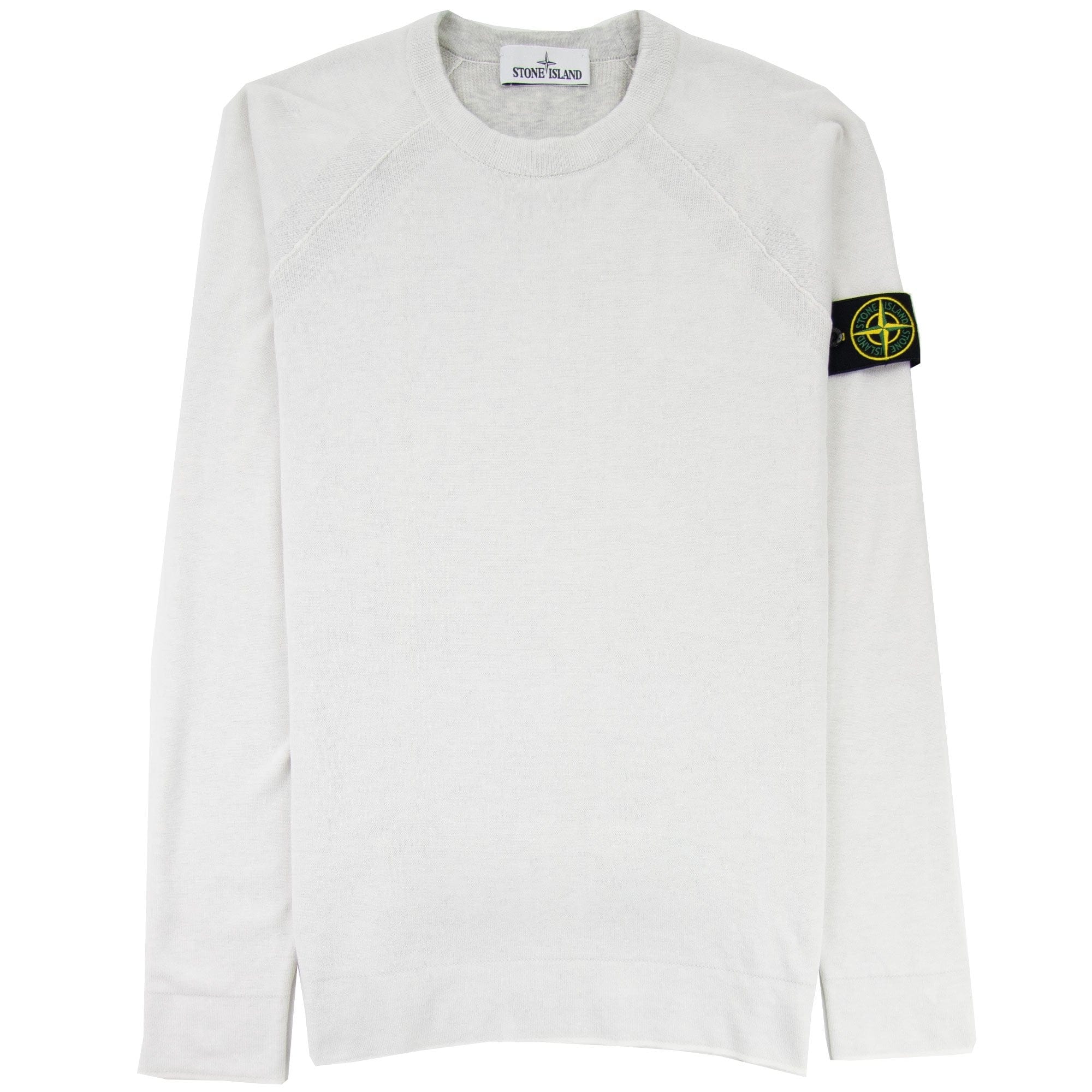 Stone Island Reversible Knit Pullover Light Grey