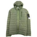Stone Island 41225 Loom Woven Down Chambers Stretch Nylon-tc Jacket Khaki V0058