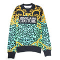 Versace Jeans Couture Digital Leopard Print Sweat Black
