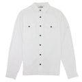 Stone Island 12010 Garment Dyed Shirt White V0001
