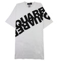 Dsquared2 Diagonal Logo Print Tshirt White