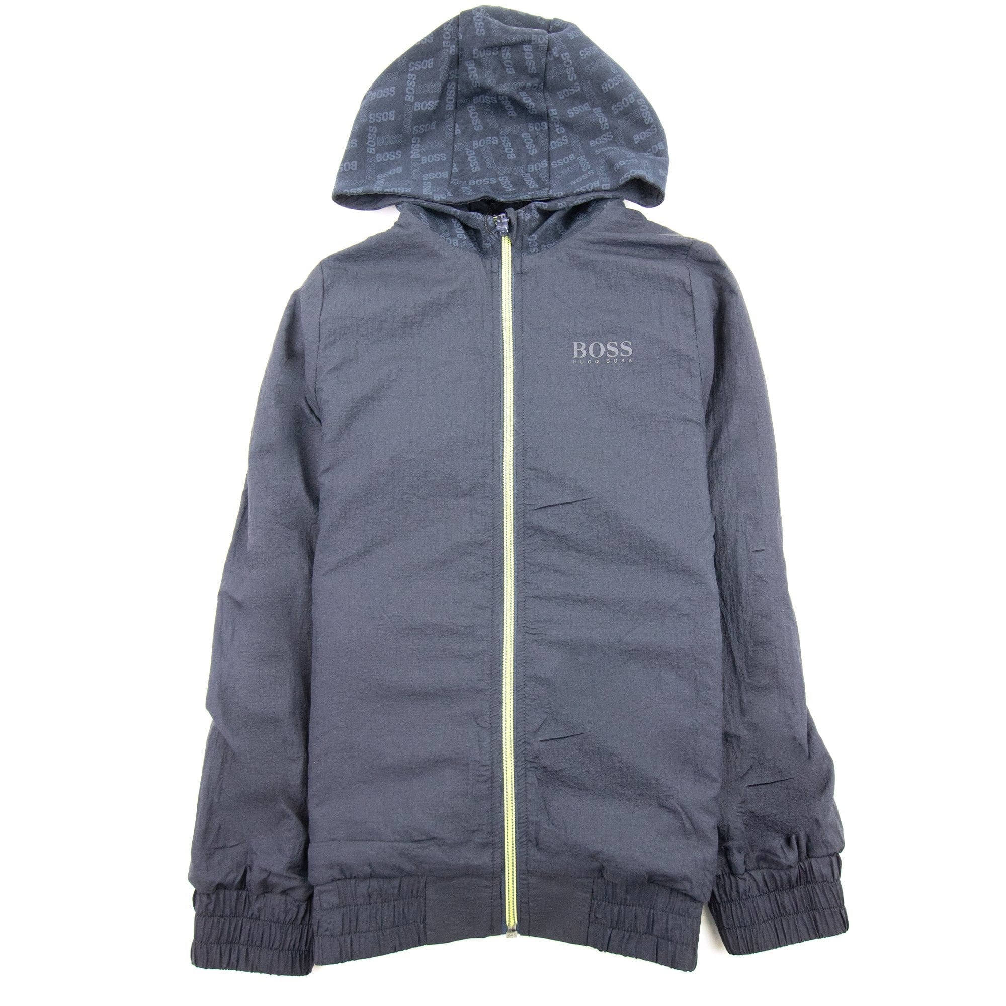 Hugo Boss Kids Reversible Zip Up Hoodie Navy
