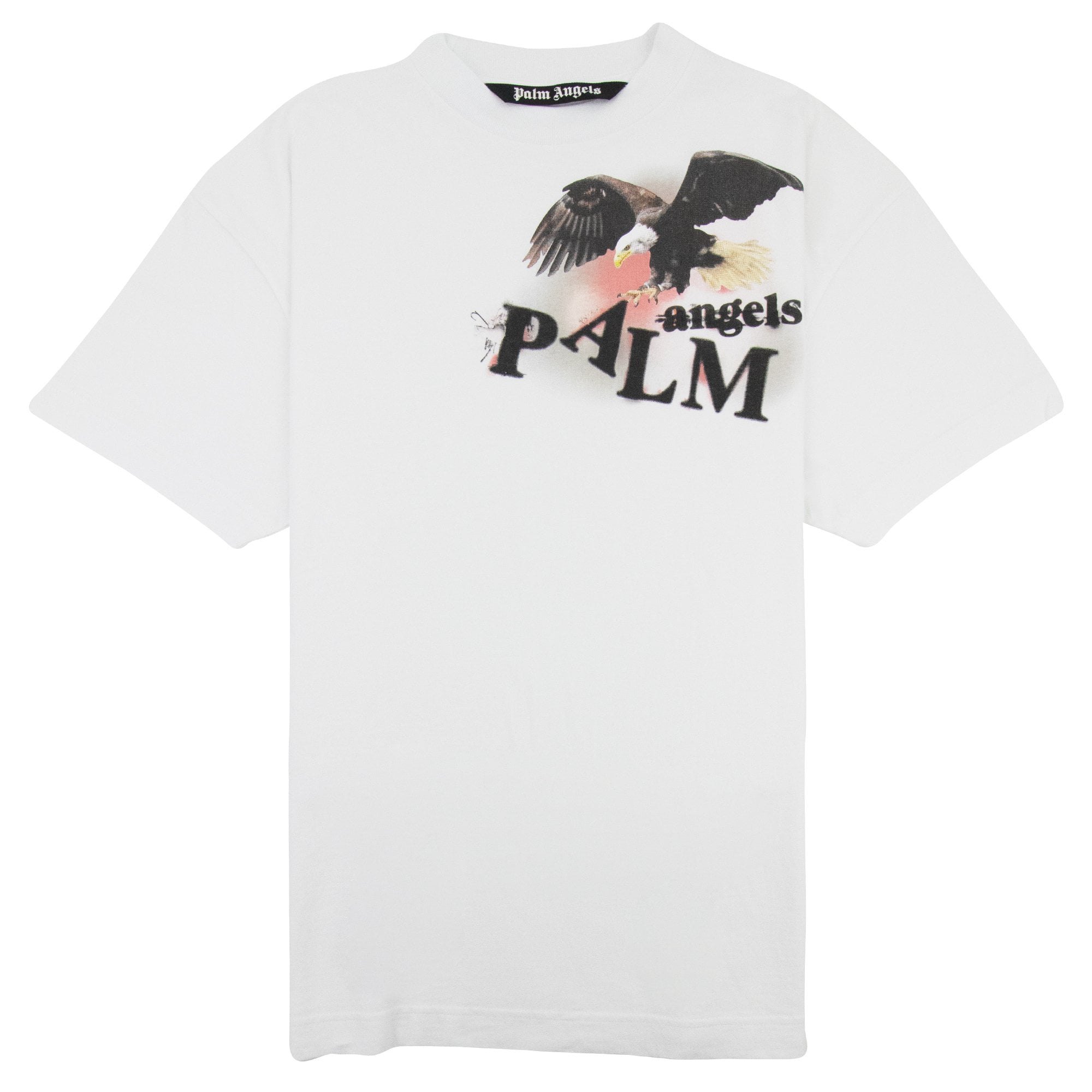 Palm Angels Eagle Print T Shirt White