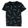 Emporio Armani Jnr All Over Print T Shirt Black 928