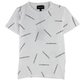 Emporio Armani Jnr All Over Print T Shirt White F112