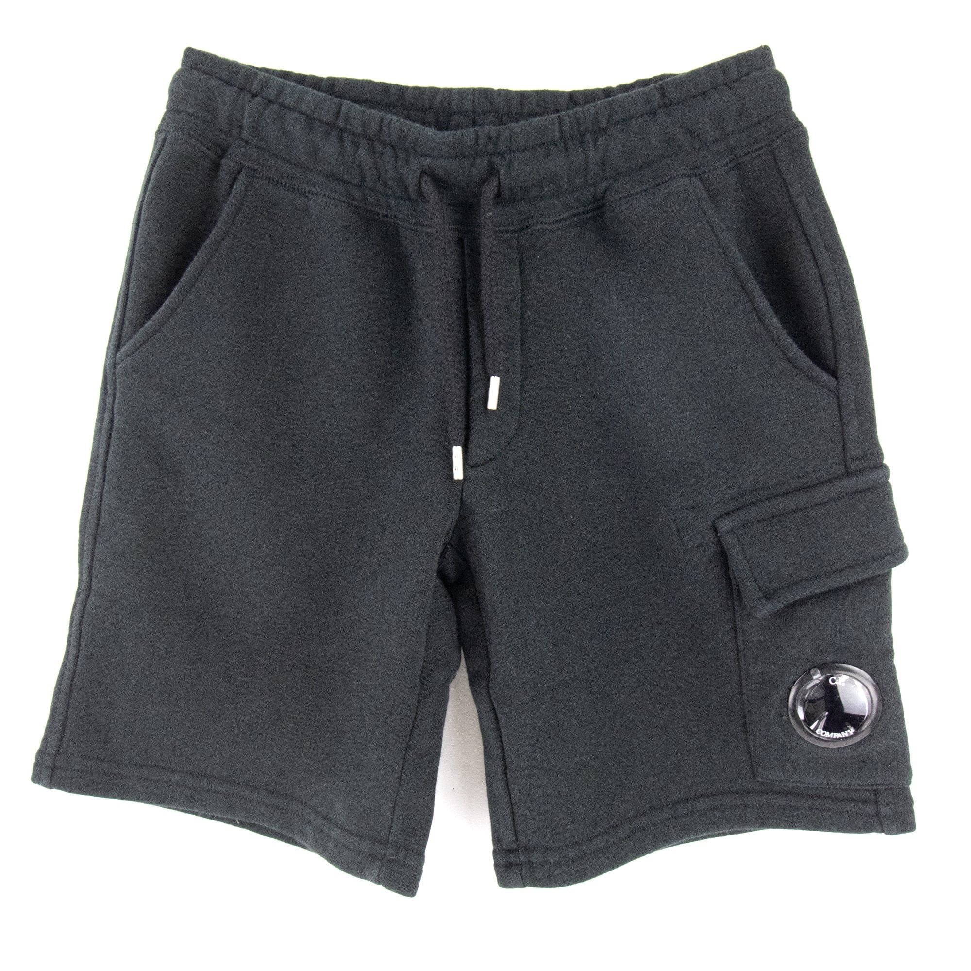 C.P. Company Undersixteen Lens Logo Bermuda Shorts Black 999