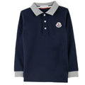 Moncler Junior Maglia Manica L/s Polo Navy 778