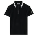 Versace Jeans Couture Zip Polo Collar Logo Black