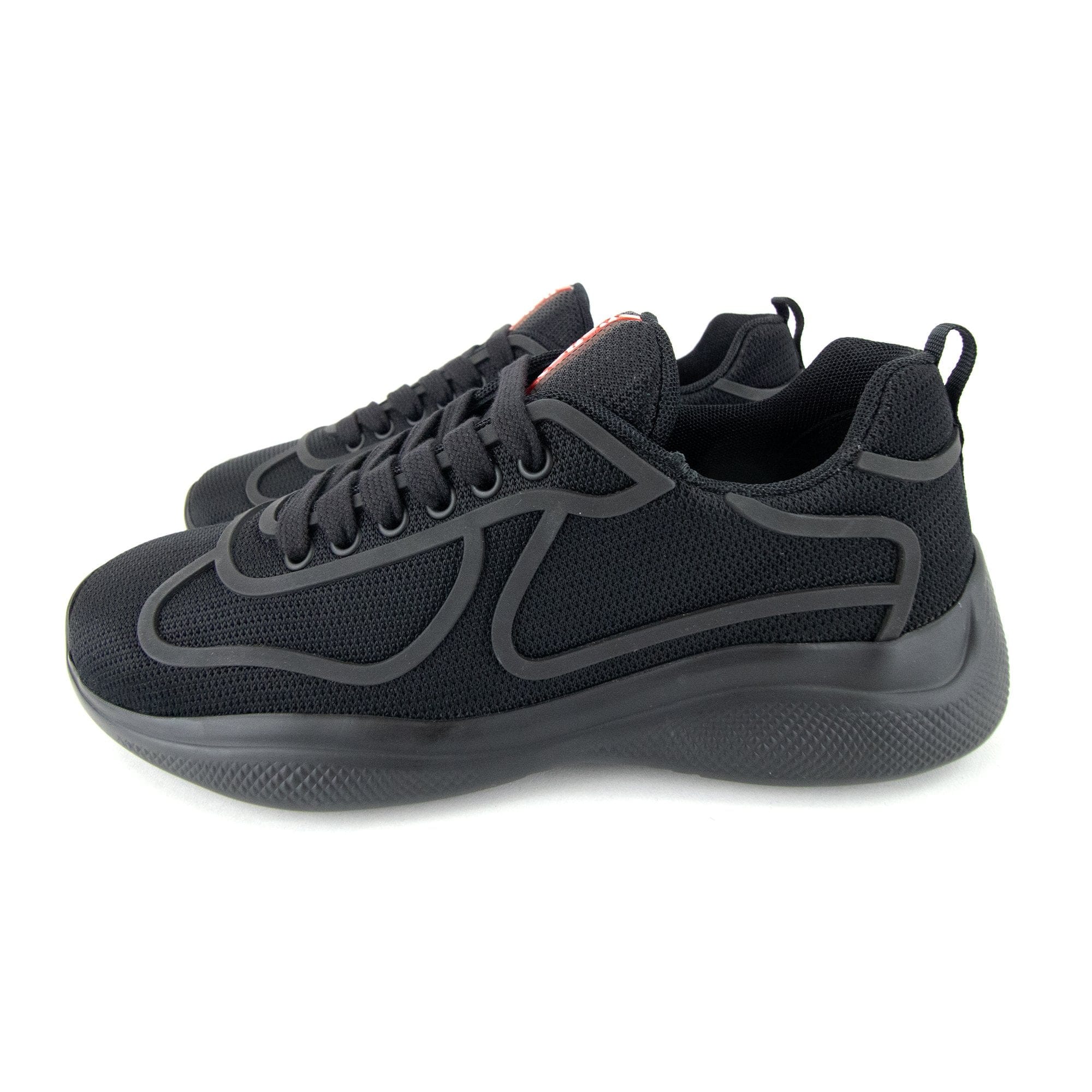 Prada Bike Fabric Sneakers Black