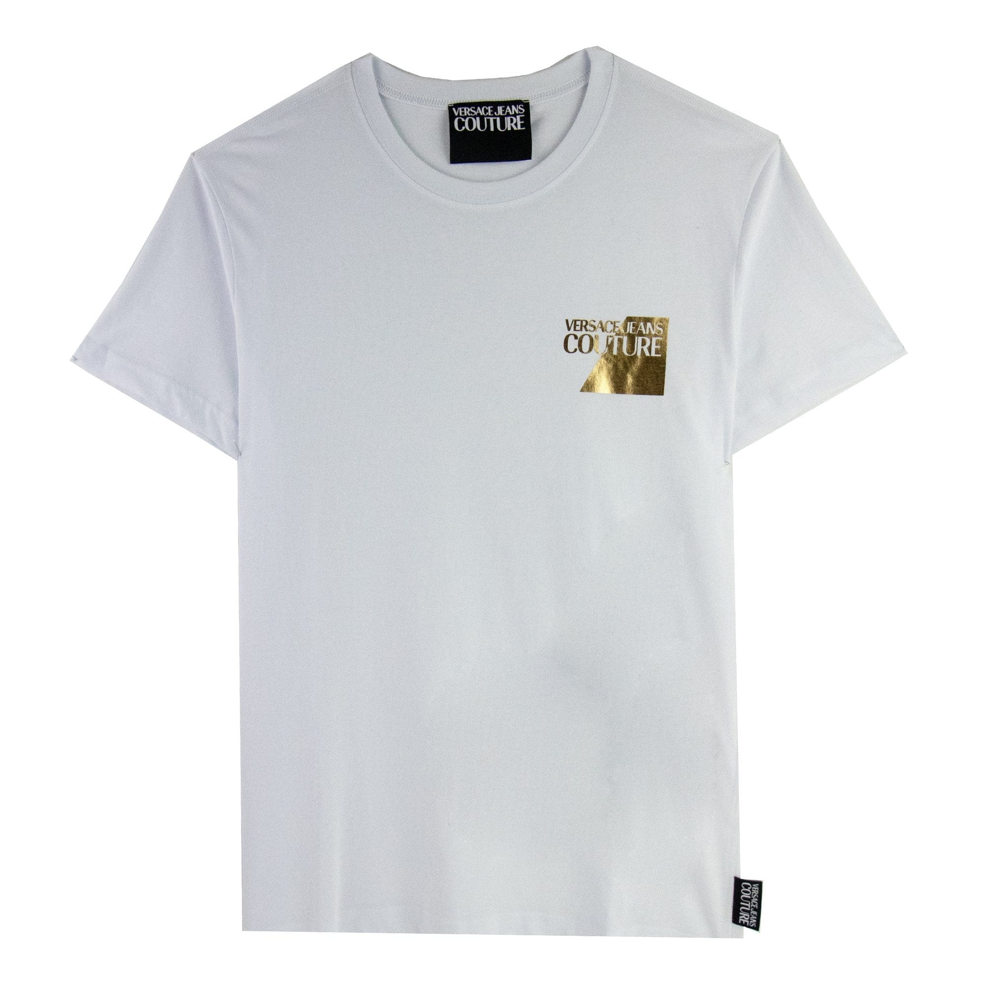 Versace Jeans Couture Chest Logo Foil Tshirt White