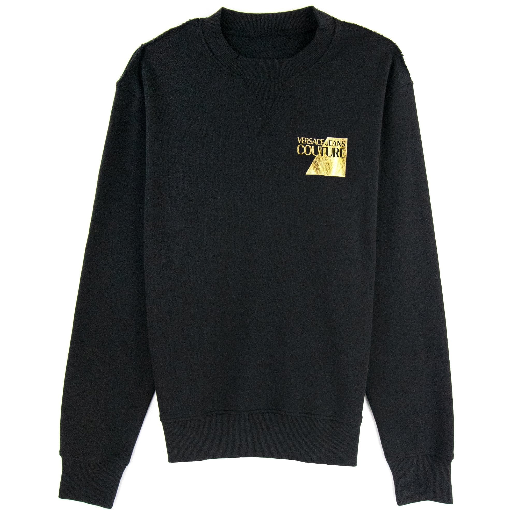 Versace Jeans Couture Sweatshirt Foil Logo Chest Black