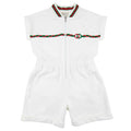 Gucci Junior Zipped Shorts Dress White 9061