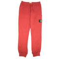 Stone Island Fleece Patch Logo Tracksuit Pants Red V0019