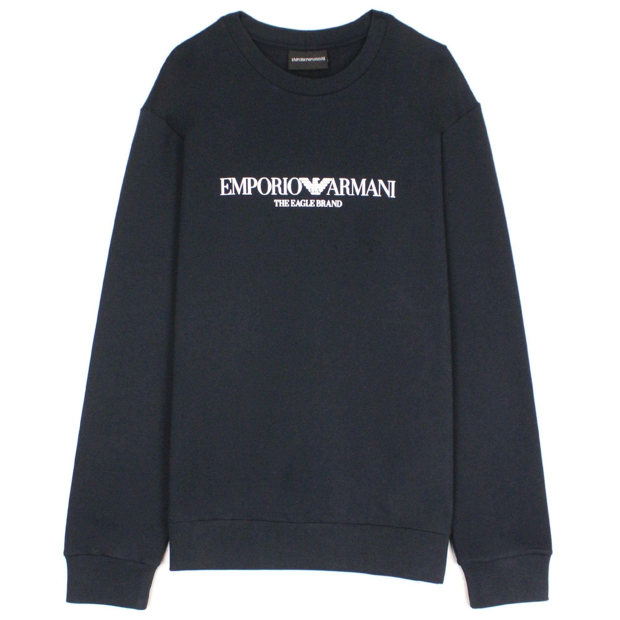 Emporio Armani Logo Print Sweatshirt Blue Navy 0922