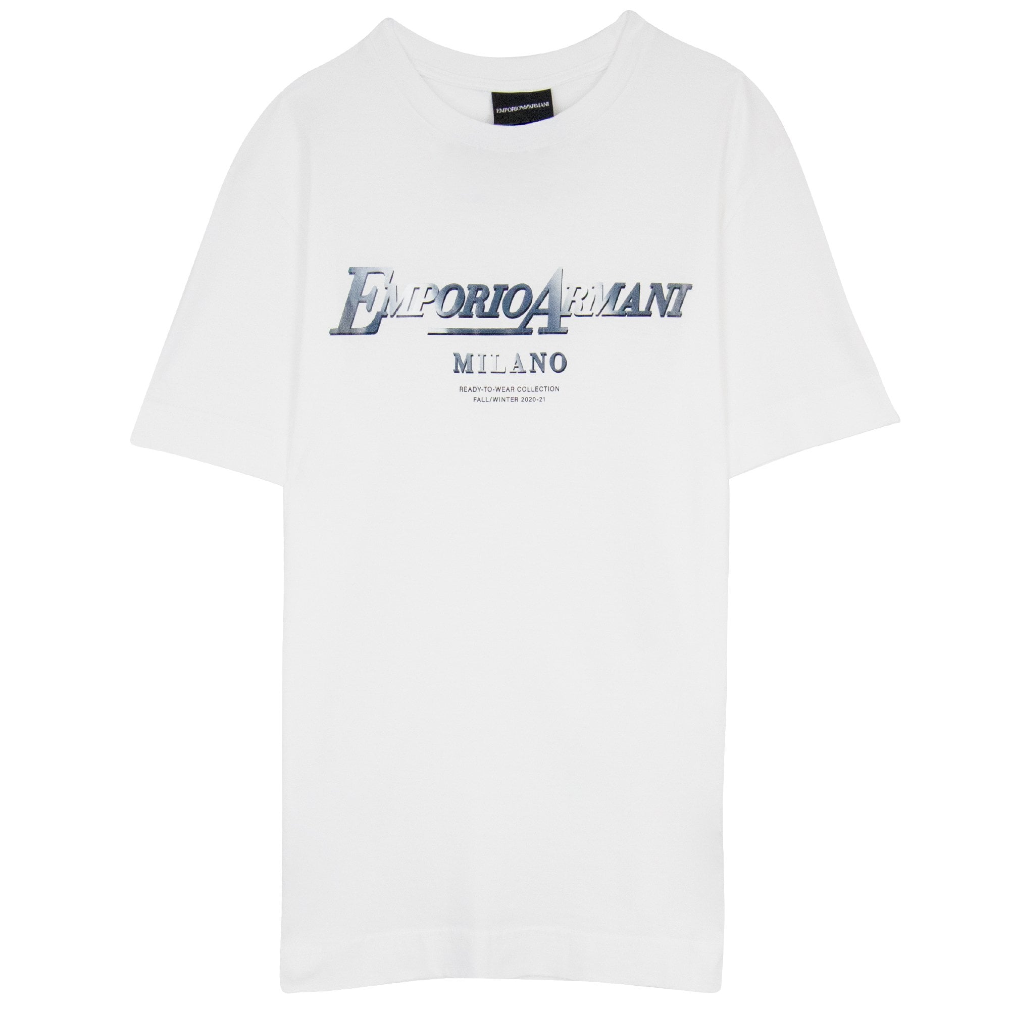 Emporio Armani Ready To Wear Logo T Shirt White 001