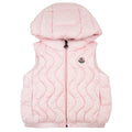 Moncler Junior Quitta Hooded Gilet Pink