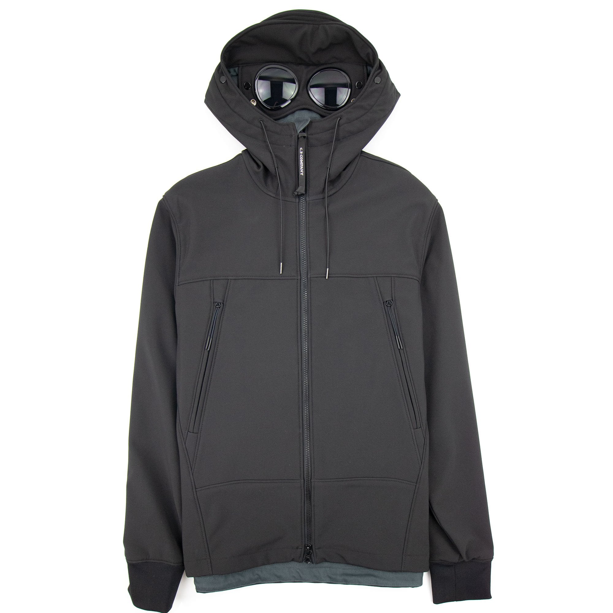 C.P. Company Soft Shell Goggle Jacket Black 999