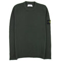 Stone Island Ribbon Knitted Crewneck Sweatshirt Dark Green V0058