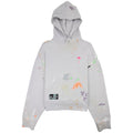 Palm Angels Palm Tree Paint Hoody Grey