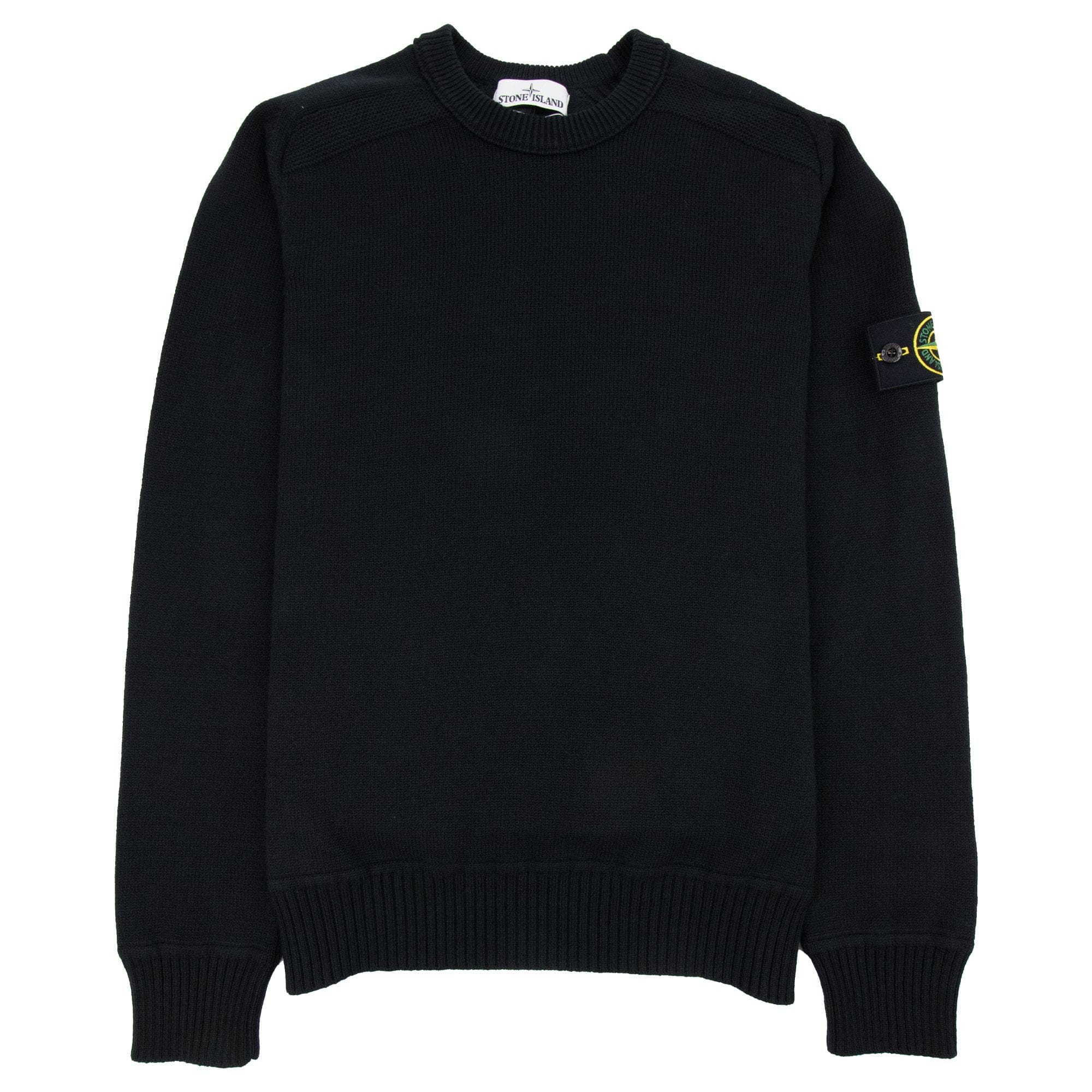 Stone Island 541a2 Crewneck Knit Black V0029