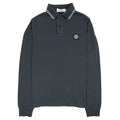 Stone Island Tip Collar Polo Charcoal V0065