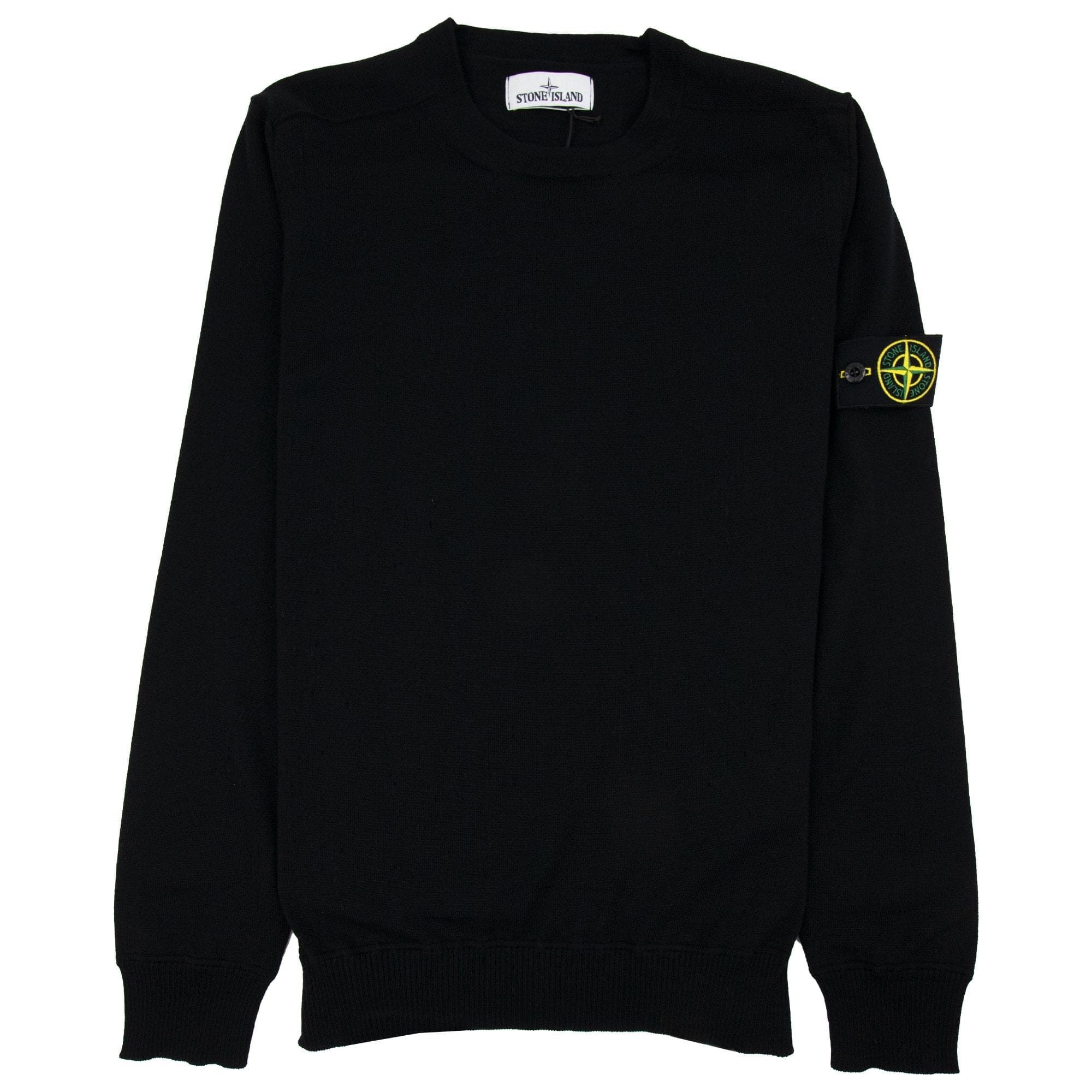 Stone Island 526c4 Knitted Sweatshirt Black V0029