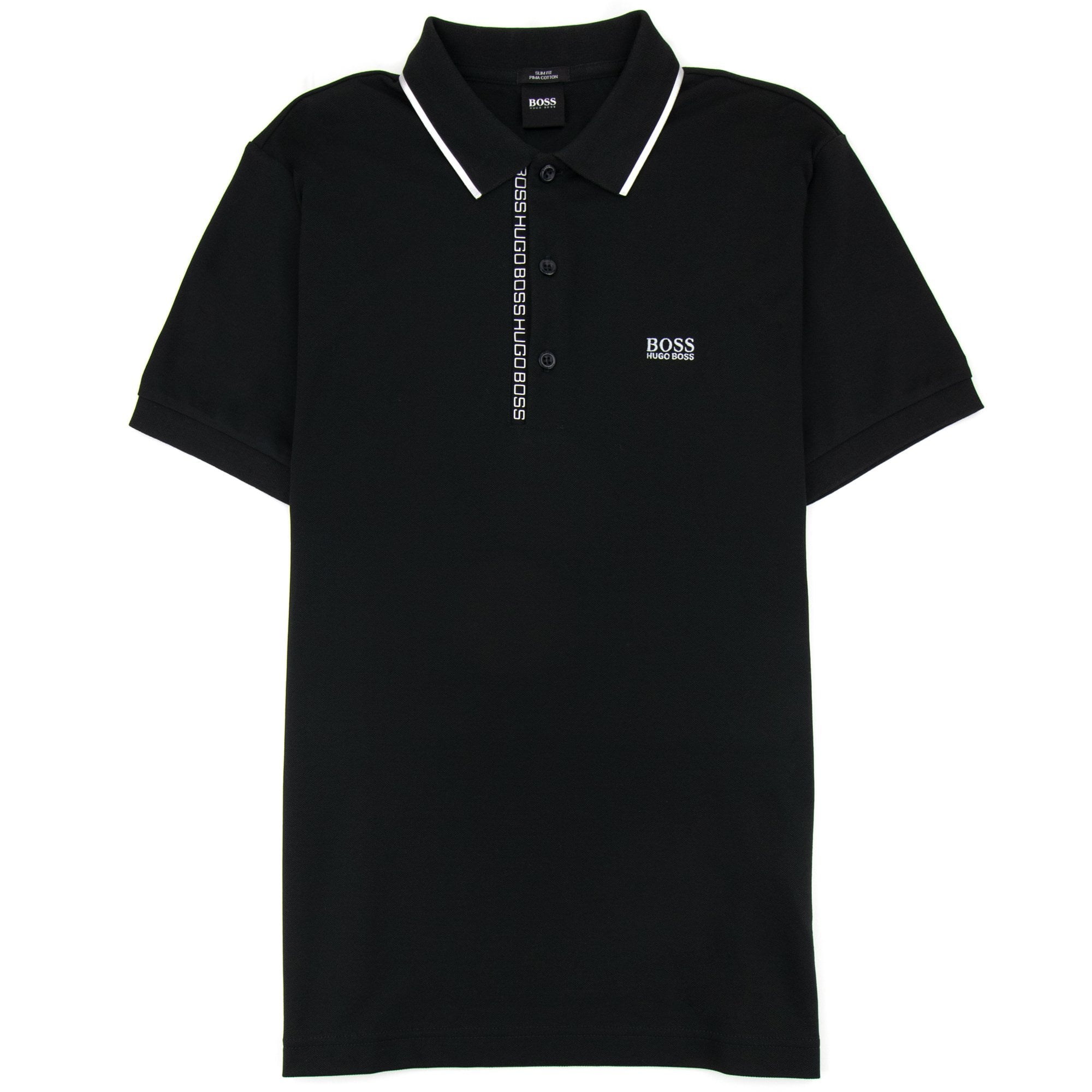 Hugo Boss Paule 4 Writing Polo Black/silver