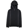 Emporio Armani Tape Logo Hoodied Sweatshirt Black 999