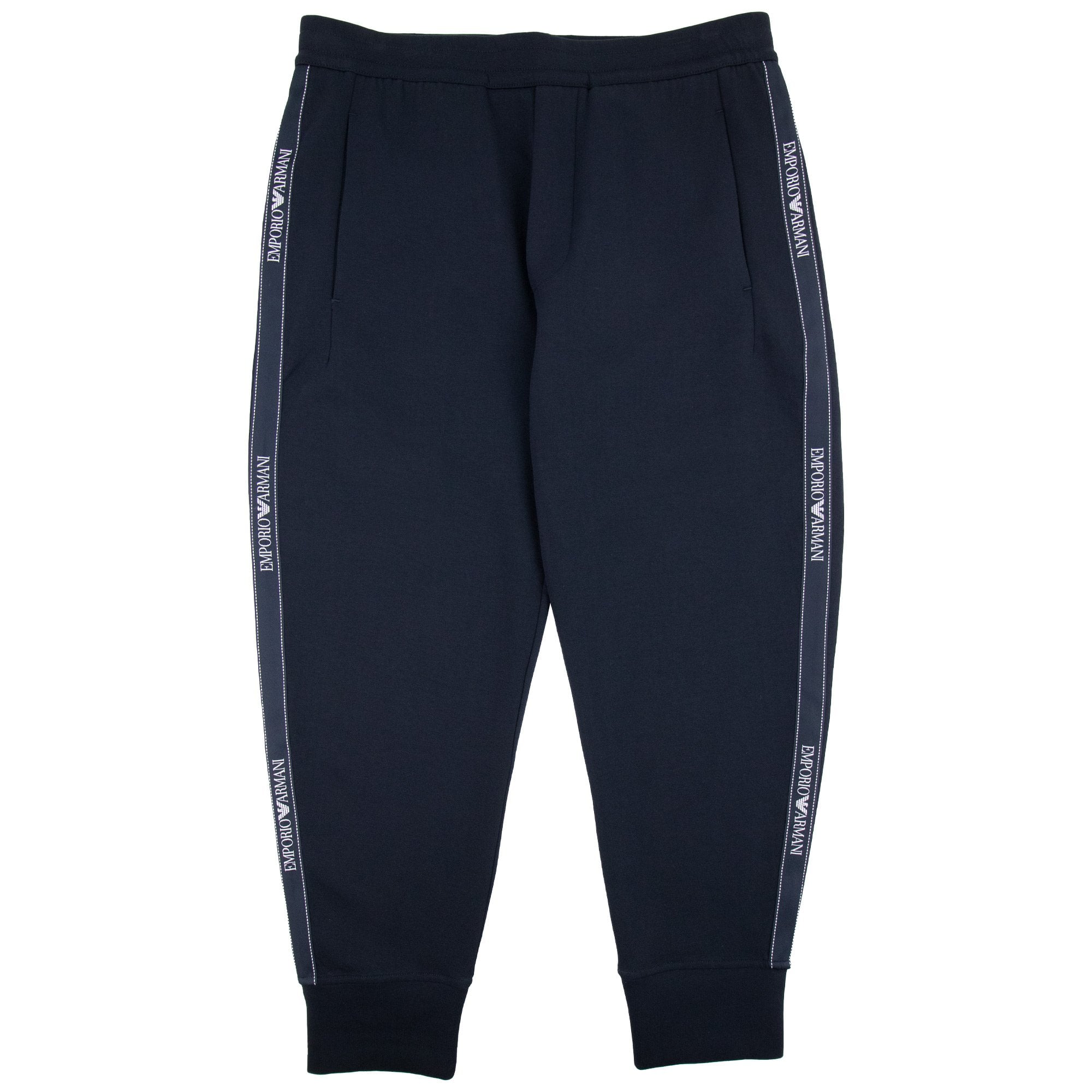 Emporio Armani Tape Logo Jogging Bottoms Blue/navy 0920