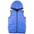 Hugo Boss Kids Logo Reversible Padded Gilet Blue Black