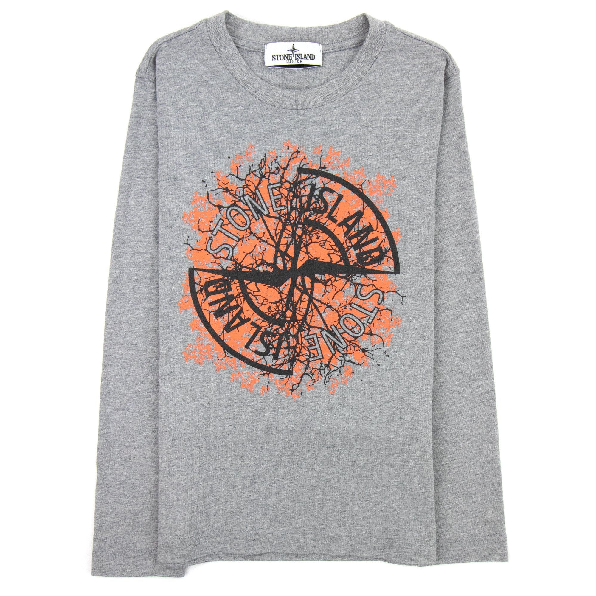 Stone Island Junior Nature T Shirt Grey V0m64