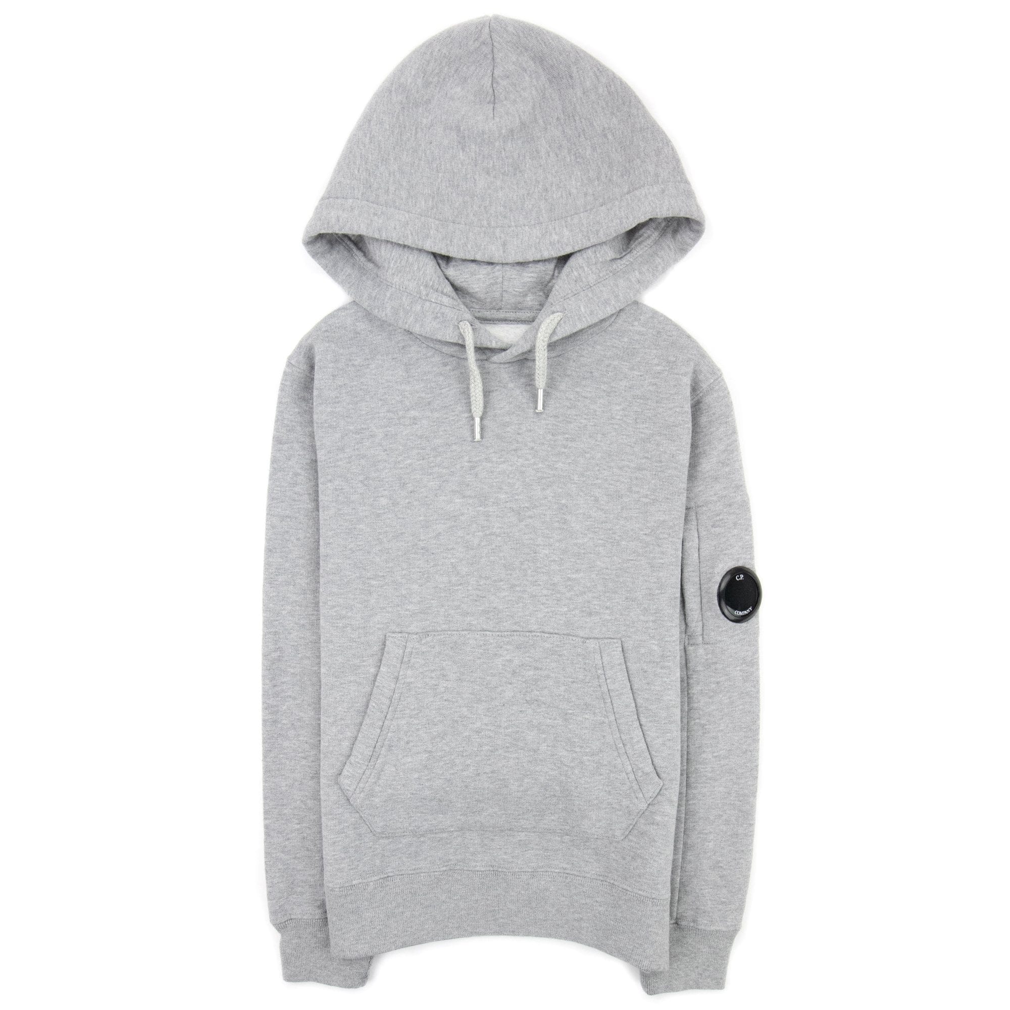 Cp Company Undersixteen Arm Lens Hoodied Sweatshirt Grey M93