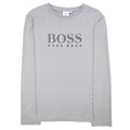 Hugo Boss Kids Logo L/s T Shirt Medium Grey