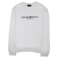 Emporio Armani Logo Print Sweatshirt White 0100