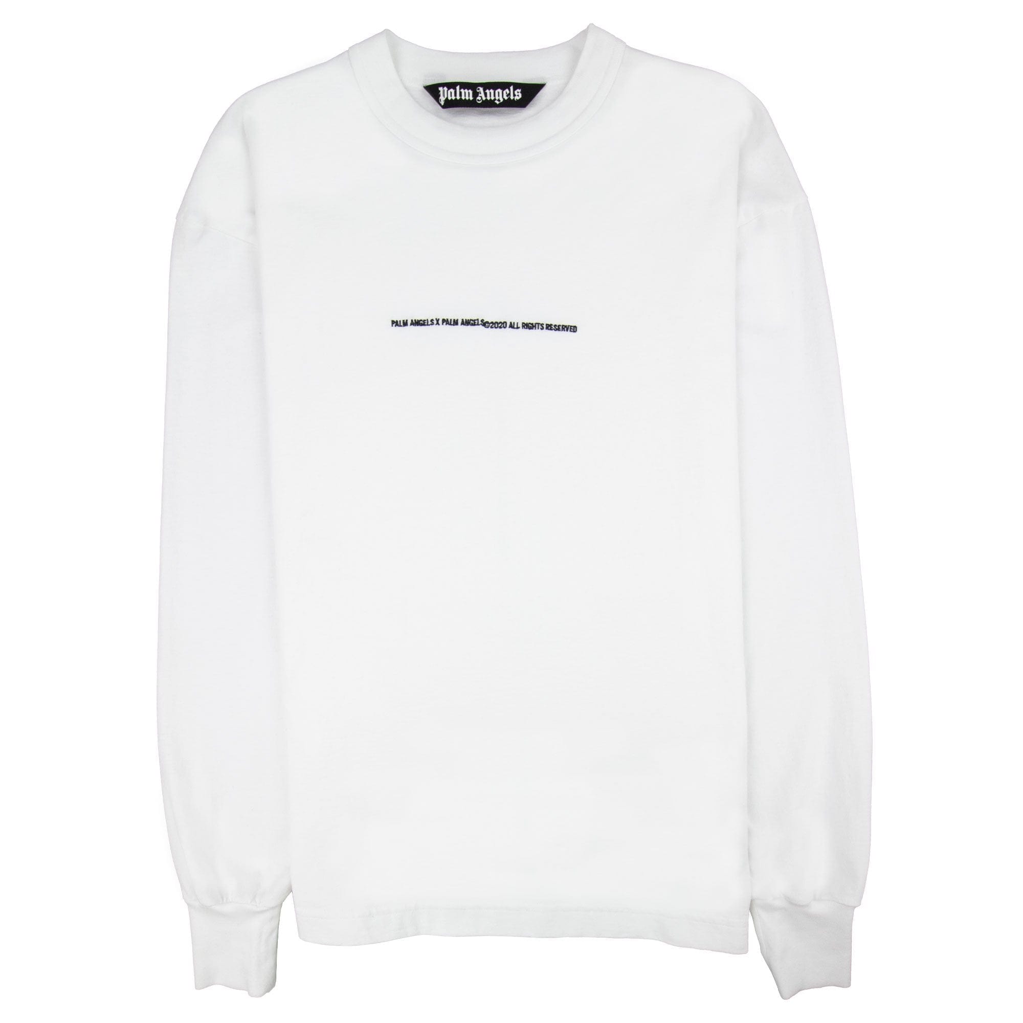 Palm Angels PXP Tonal L/s T Shirt White