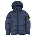Stone Island Crinkle Reps Puffer Down Jacket Navy V0028