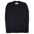 Stone Island Ribbon Knitted Crewneck Sweatshirt Dark Grey V0065