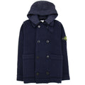 Stone Island Double Breasted Knitted Cardigan Navy V0020