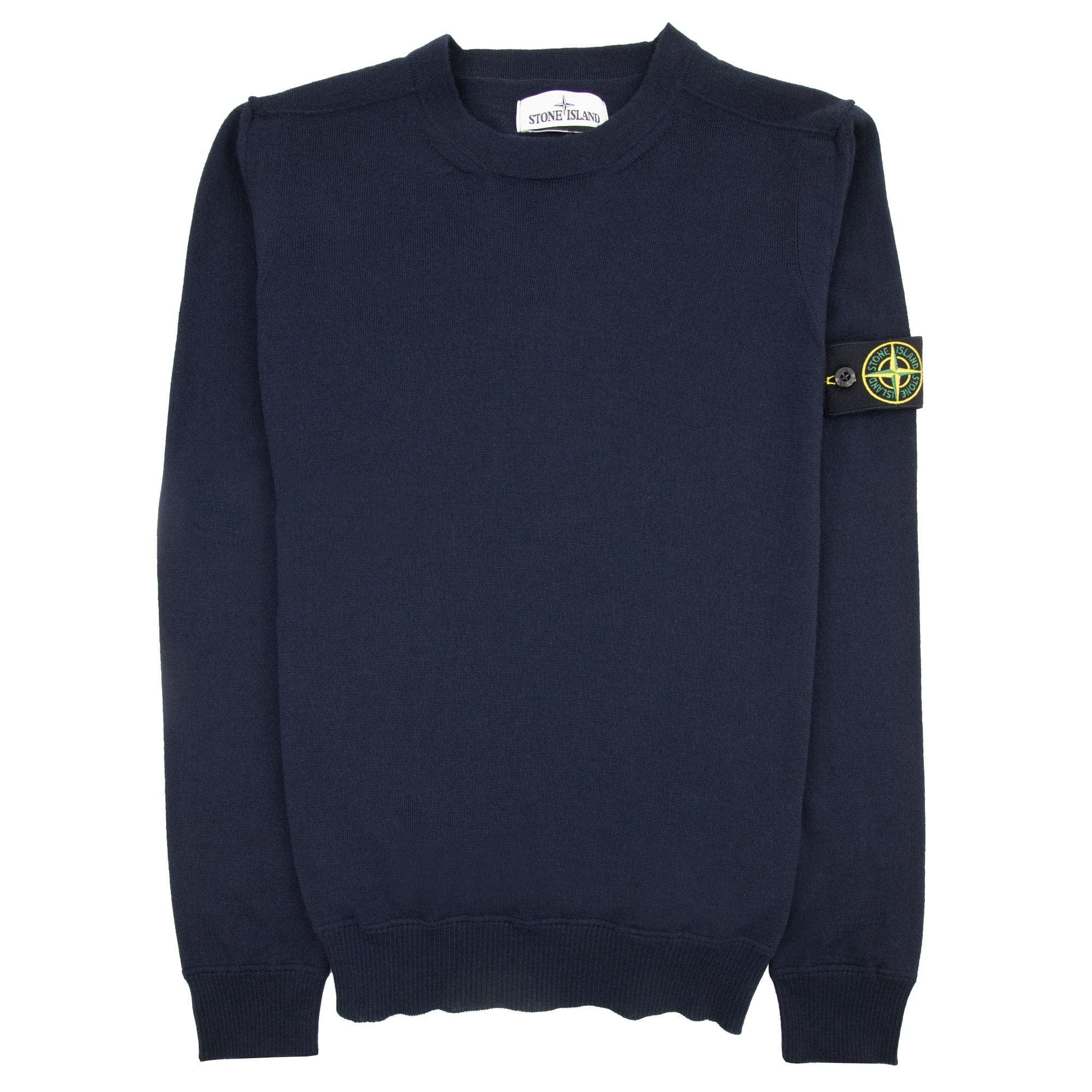 Stone Island 526c4 Knitted Sweatshirt Navy V0020