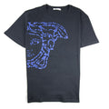 Versace Collection Rubber Medusa T-shirt Navy