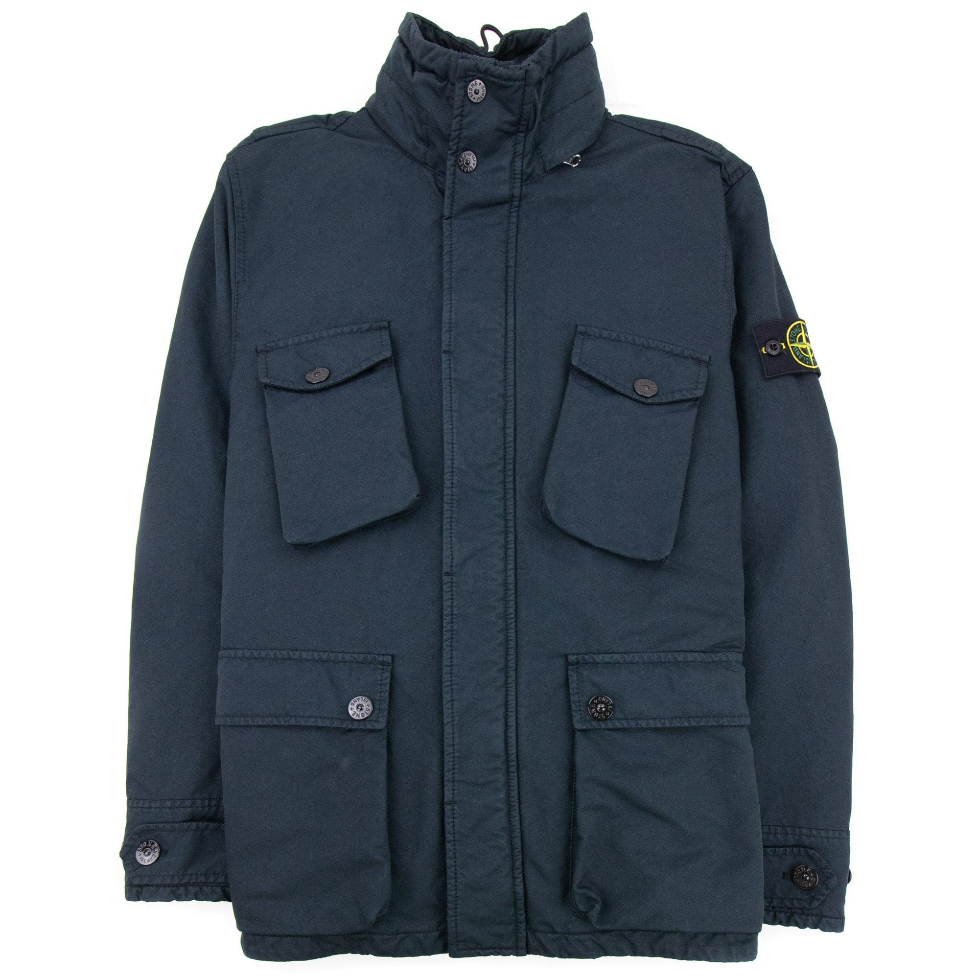 Stone Island David-tc Primaloft Insulation Field Jacket Navy Blue V0020