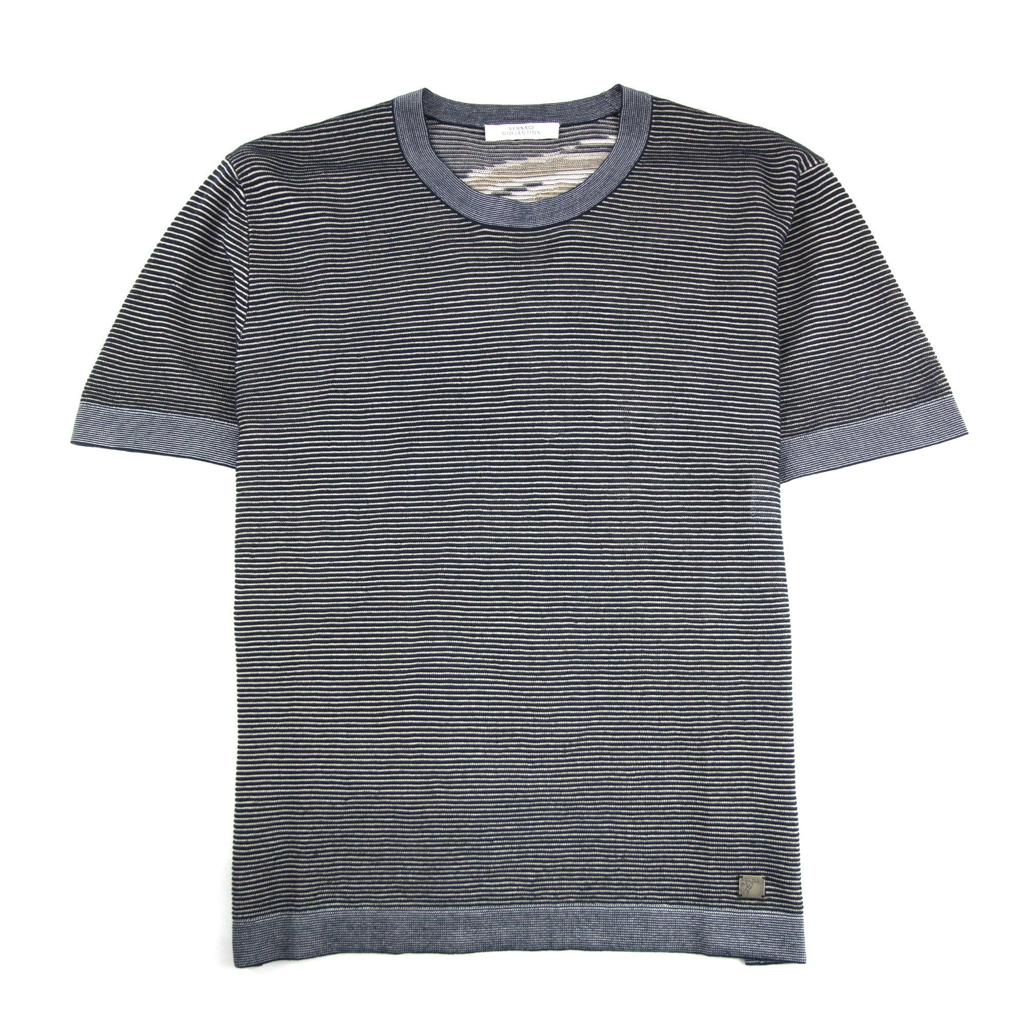 Versace Collection Back Logo Medusa T-shirt Black