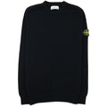 Stone Island Crew Neck Knitted Sweatshirt Black V0029