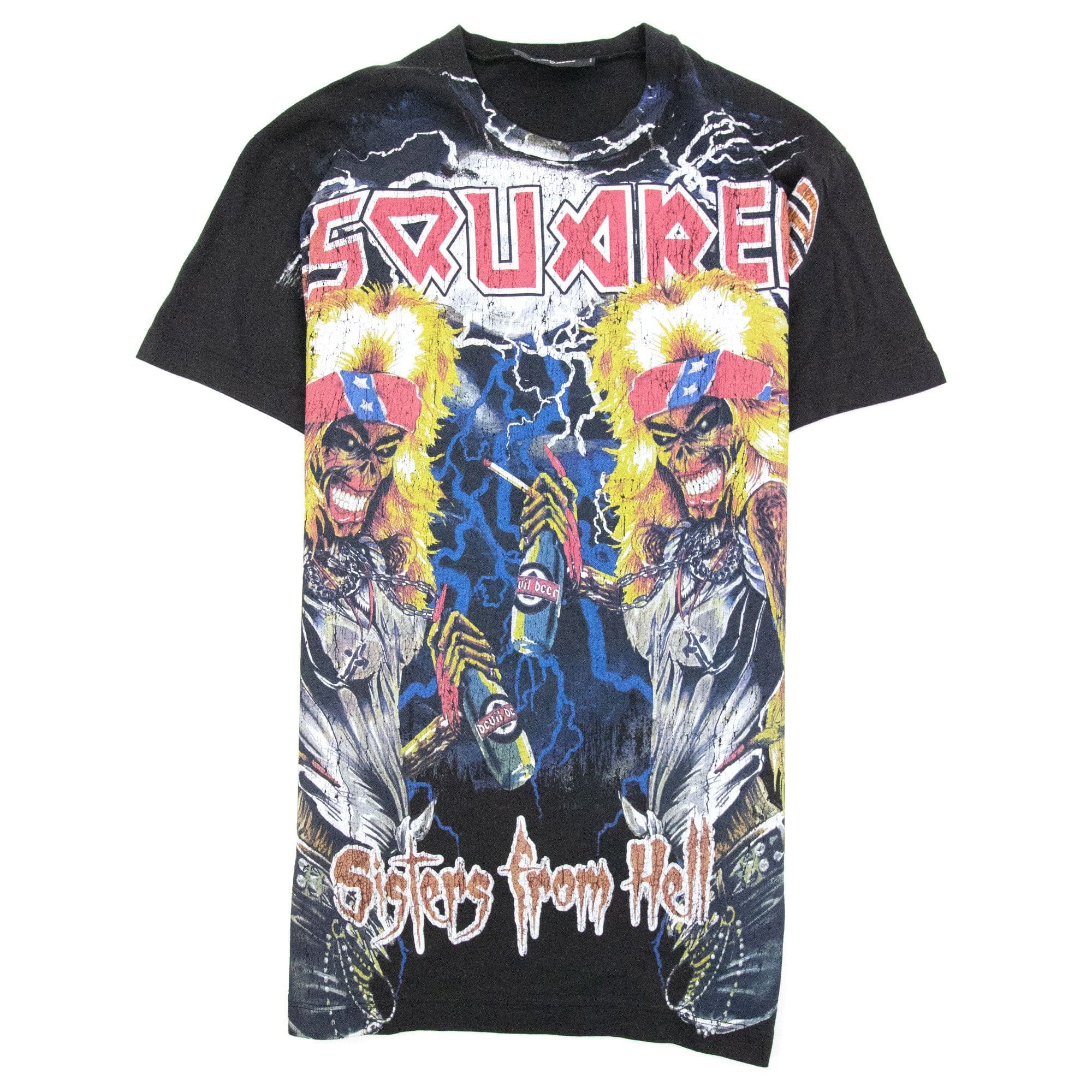Dsquared2 Sisters From Hell T Shirt Black