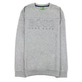 Hugo Boss Rubber Logo Crewneck Sweatshirt Grey 059