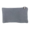 Stone Island Ribbed Wool Patch Logo Scarf Charcoal V0067