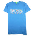Hugo Boss Tee 7 Logo T Shirt Blue