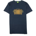 Hugo Boss Tee 2 Logo T Shirt Navy 410 SA30