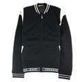 Versace Jeans Filato Wool Bomber Sweatshirt Black SA30