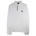 Armani Jeans Eagle Logo L/s Polo White